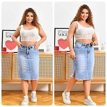 Юбка Lady N 800 l.blue - делук