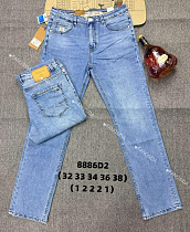 Джинсы Fangsida 8886 l.blue - делук