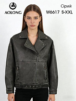 Куртка Immei W6617 grey - делук