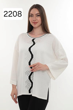 Свитер Julia 2208 white - делук