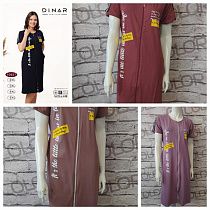 Халат Dicolor 10657 wine - делук