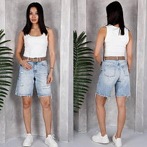 Шорты Maxim Jeans 3349-1 l.blue - делук
