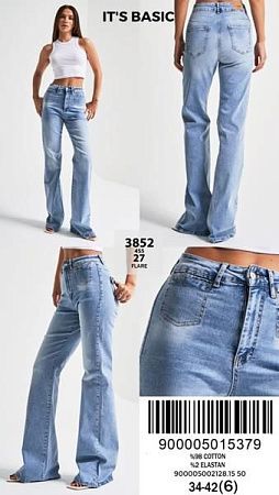 Джинсы Jeans Style 3852-27 blue - делук