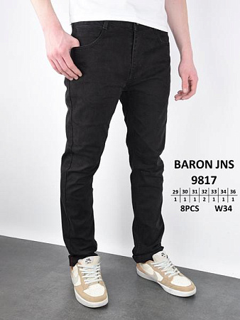 Джинсы Baron Jeans 9817 black - делук