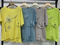 Футболка Yafeier 9539 yellow Футболка Yafeier 9539 yellow - делук