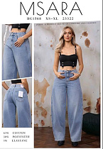 Джинсы Jeans Club BG1568 l.blue - делук