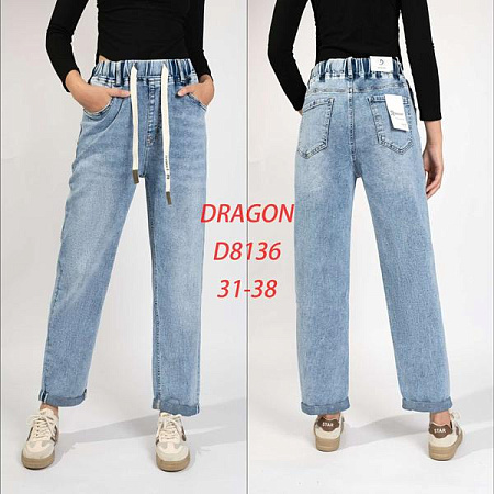 Джинсы Maxim Jeans D8136 l.blue - делук