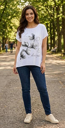 Футболка Orange Chinese 240 white - делук