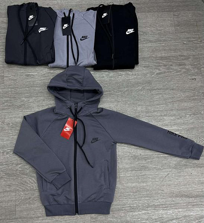 Кофта Спорт Mirwear Kids N320-2 d.grey-white - делук