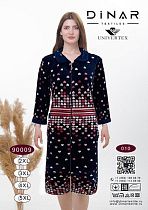 Халат Annet DO9009-10 navy - делук