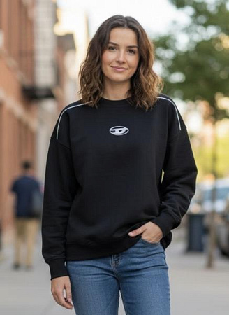 Свитер Delviago 0055 black - делук