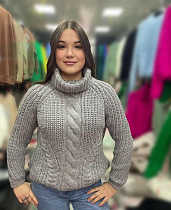 Свитер Julia JL430 grey - делук