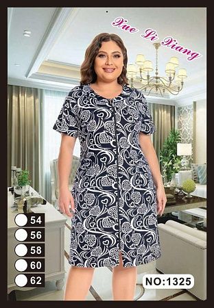 Халат Vanda 1325 black - делук