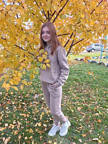 Костюм Спорт Надийка ND225-9691 beige - делук