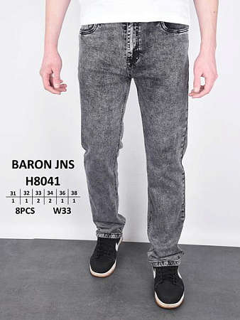 Джинсы Baron Jeans H8041 l.grey - делук