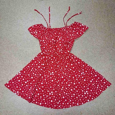 Платье Q001-12 red - делук