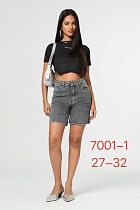 Шорты Newjeans 7001-1 grey - делук