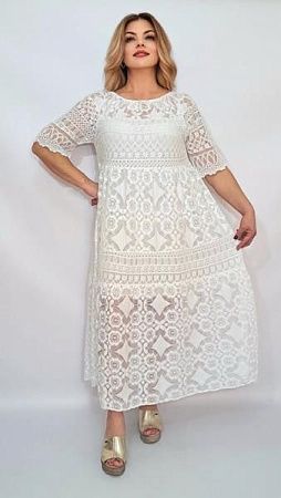Платье Romeo Life 7181 white - делук