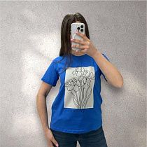 Футболка Levisha 25049 blue - делук