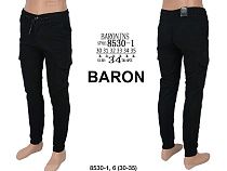 Джинсы God Baron 8530-1 black - делук