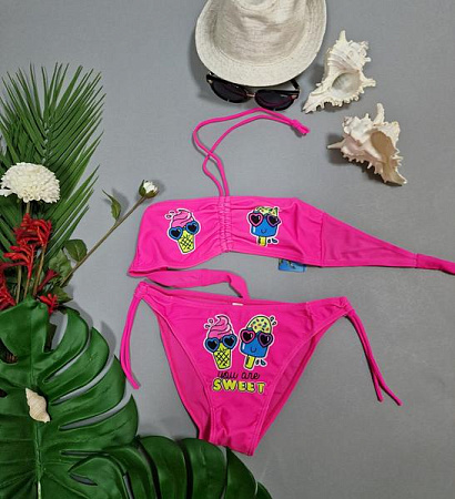 Купальник Dfk Kids 805 pink - делук