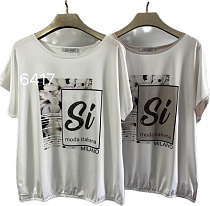 Футболка Style Nadezhda 6417 white - делук