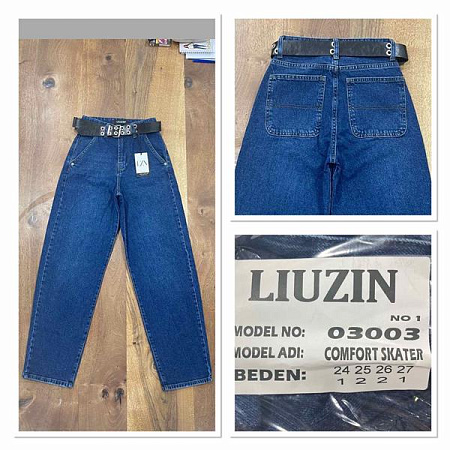 Джинсы Maxim Jeans 03003-1 blue - делук