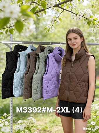 Жилетка Jacket M3392 lilac - делук