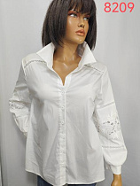 Рубашка Lida 8209 white - делук