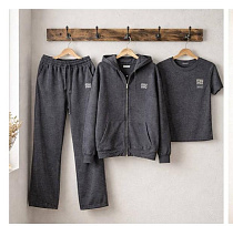 Костюм Спорт Шаолинь 738-1 d.grey - делук