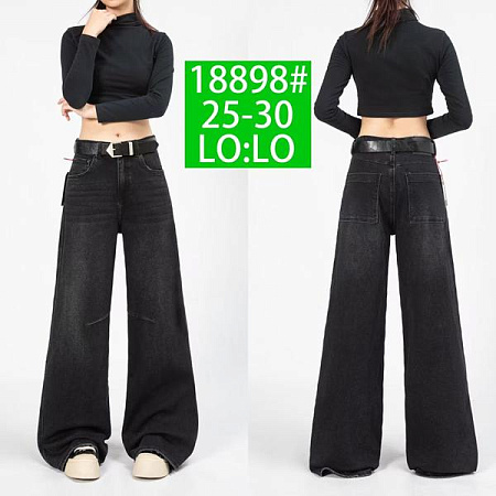 Джинсы Lolo Blues 18898 black - делук