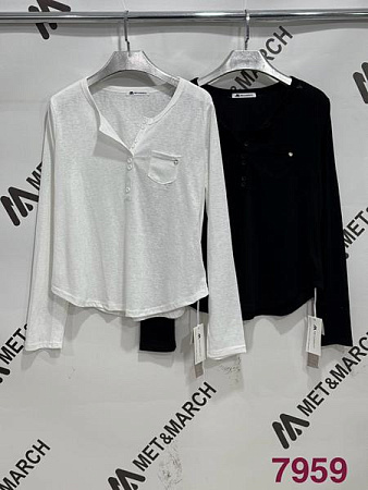 Свитер Met&March 7959 white - делук