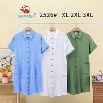 Платье Saimeiqi 2526 l.blue Платье Saimeiqi 2526 l.blue - делук