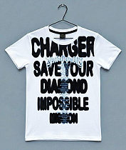 Футболка Dino DN107 white - делук