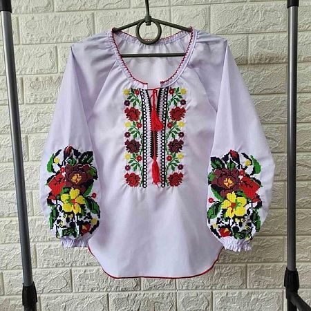 Вышиванка Boys&Girls BG84 white - делук