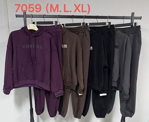 Костюм Спорт Immei 7059 grey - делук