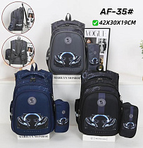Рюкзак Candy Bags AF35 black - делук