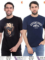 Футболка Samo M5014-1 navy - делук