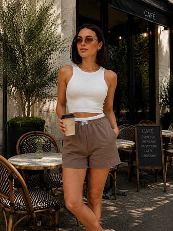 Шорты Alisa Brand 1071 brown - делук
