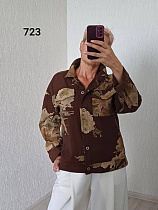 Рубашка Fsn 723 brown - делук