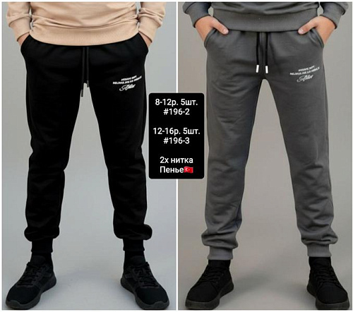 Штаны Спорт Amz 196-2 grey - делук