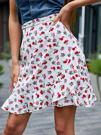 Юбка Deliv 65 white - делук