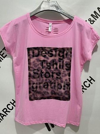 Футболка Met&March 3D pink - делук