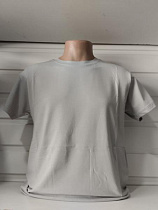 Футболка Panda 1563 l.grey - делук