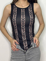 Боди Kosta 1231 black-beige - делук