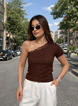 Футболка Newe NW37 brown - делук