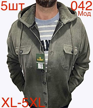 Рубашка Надийка ND419-042 grey - делук