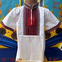 Вышиванка Надийка 098 white-red - делук