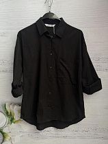 Рубашка New Season 8623 black - делук