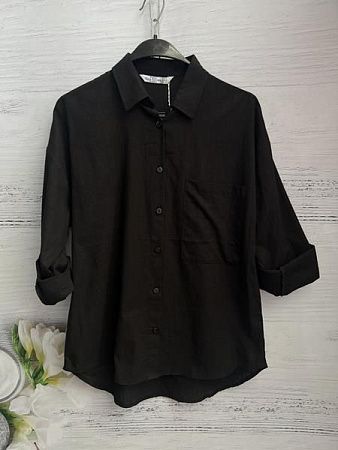 Рубашка New Season 8623 black - делук